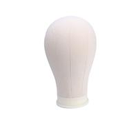ERINGOGO 21 Inch Canvas Mannequin Head Block Stand for Wig Display T Needle Holder Professional Head Shape for Hairdressers and Artists Suitable for Hats and Glasses