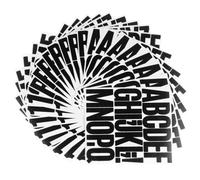 ERINGOGO 24 Sheets Vinyl Letter Stickers Black Bold Alphabet and Number Decals Self Adhesive for Mailboxes Cars Windows Doors Notebooks and Easy to Use