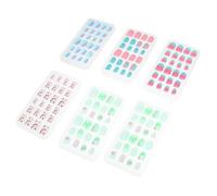 ERINGOGO 24pcs Cartoon Manicure Nail Tips Wearable Fake Nails Set Decorative for Boys and Assorted style