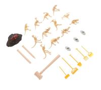 ERINGOGO 24Pcs Dinosaur Skeleton Excavation for Creative Archaeological Learning Model DIY Activity to Inspire Imagination and Educational Play present for Young Paleontologists
