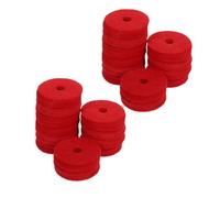 ERINGOGO 24pcs Double Layer Cymbal Felt Pads Drum Felt Pad Kit for Cymbal Stand Noise Reduction and Damage Protection Compatible with All Drum