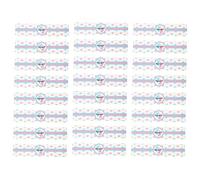 ERINGOGO 24pcs Gender Reveal Stickers for Bright Colors for Bottles Envelopes Clothing Easy to Peel Gender Decals for Fun Celebrations