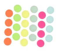 ERINGOGO 24pcs Glow Dark Bouncy Balls Solid Matte Rubber Bounce Balls Colorful Sensory for Party Favors Xmas Goody Bags Leisure and Carnival Prizes Random Color