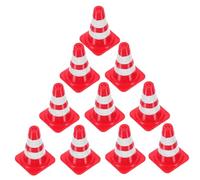 ERINGOGO 24pcs Mini Traffic Cones Models Interactive for Boys and Girls for Dollhouse Sand Table Scenarios Teach Traffic Rules Fun Activities