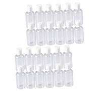 ERINGOGO 24pcs Refillable Press Bottles for Lotion Shampoo Face Wash Travel Containers Lightweight Toiletry Storage for Business Trip Outdoor Activities Random Color