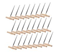 ERINGOGO 24pcs Violin Peg Hole Tapered Tool Accurate Hole Reaming Tool for DIY Repairs and Beginners Wooden Handle