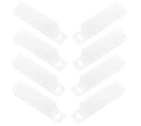 ERINGOGO 25pcs Clear Lip Balm Pouches DIY Transparent Lipstick Boxes for Cosmetics Storage Small Organizer with Secure Closure for Lip Gloss Perfume Cash and Craft Supplies