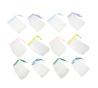 ERINGOGO 25Pcs Mesh Soap Bags with Drawstring Foaming Net for Shower and Facial Cleansing Premium PE Material Soap Saver Pouch for Quick Bubble Creation and Skin Care Convenient Hanging