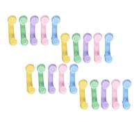 ERINGOGO 25pcs Miniature Retro Telephone Handset, Mini House Phone Handset Decorations, Educational Whisper Phones for Classroom and Miniature Home Decor