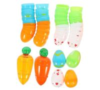 ERINGOGO 28pcs Openable Easter Ornaments Carrot Shapes for Easter Party Favors Creative Decorations and Hunting Fun