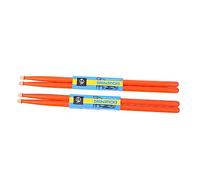 ERINGOGO 2pairs Maple Comfortable Grip for Beginners -resistant Wood Drumsticks for Practice and Performance Water-drop Tip for Tones Cymbals and Drums