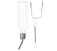 ERINGOGO 2pcs 180ml Stainless Steel Pet Water Bottles Hanging Automatic Water Dispensers for Hamsters Rabbits Guinea Pigs Chinchillas Small Animals