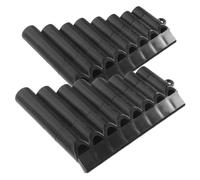 ERINGOGO 2pcs 8-hole Pan Flute for Beginners and Students, Abs Material Mini Panpipe Musical Instrument for School Learning and Practice, Black Pan Flute Set Suitable and Educational