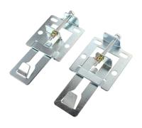 ERINGOGO 2pcs Adjustable Range Hood Bracket Mounting Plate for Secure Installation Versatile Range Hood Holder with Floating Compatibility Durable Kitchen Accessory