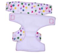 ERINGOGO 2pcs Adjustable Reusable Doll Diapers for Doll Toilet Training Soft Cloth Underwear Pretend Play Accessories for