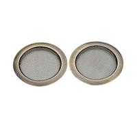 ERINGOGO 2pcs Antique Copper Guitar Sound Hole Covers Screened Inserts for Acoustic Guitars Sturdy Grille Soundhole Covers Suitable for Sound Resonance Control