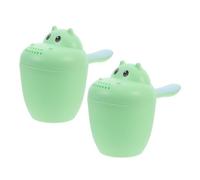 ERINGOGO 2pcs Bath Rinse Cup Ergonomic Shampoo Rinser for Toddlers Gentle Hair Washing Jug Easy Pour Spout for Bath and Newborns