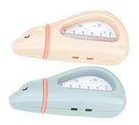 ERINGOGO 2pcs Bath Thermometers Tub Measuring Tool Cartoon Design for Safe Bathing Accurate Temperature Monitoring for Newborns Polar Bear Blue Versions