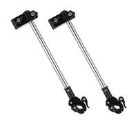 ERINGOGO 2pcs Bike Umbrella Stand Holder Quick Release Metal Bracket for Electric Bicycle Scooter Outdoor Sun Shade Attachment Pram Umbrella Mount