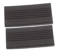 ERINGOGO 2Pcs Black Rubber Bass Drum Antislip Guard Mat for Drum Pedal Stability and Floor Protection - Concise Design Kit Accessory for Students