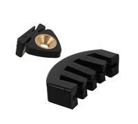 ERINGOGO 2pcs Black Rubber Violin Practice Mute Small Portable Silencer for Precise Volume Control and Tone Preservation Lightweight Replacement for Professional Orchestras and Music