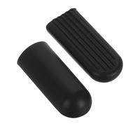 ERINGOGO 2Pcs Black Silicone Kickstand Pad Cover for Electric Scooters Motorbikes Bicycles Non Slip Footrest Protection Stability Enhancer