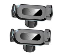 ERINGOGO 2pcs Car Vent Phone Holder Heat-resistant Plastic Cellphone Stand with Stable Clamp for Smartphones and Cases Secure Fit for Suvs Trucks and Cars