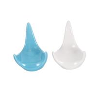 ERINGOGO 2pcs Ceramic Ocarina Stand Holder Stable Tripod Design Wide Compatibility Prevents Accidental Slips Ocarina Instrument Base for 6-hole 12-hole Suitable for Public Performances