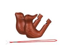 ERINGOGO 2pcs Ceramic Water Bird Whistle for Creative Zisha Magpie Peacock Musical Instruments Fun Cartoon Sound Exploration for Birthday Party Favors and Early Music Development