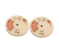 ERINGOGO 2pcs Chord Wheel Circle Circle of Fifths Melody Tool for Musicians for Guitar and Piano Practice Portable and User-friendly Music Theory Accessory