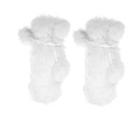 ERINGOGO 2pcs Christmas Bottle Set Bottle Sleeve Plush White