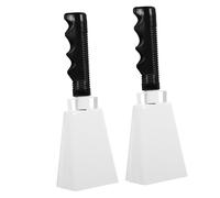 ERINGOGO 2pcs Cowbell Handle Cheer Bells for Football Games Sports Events Party Noise Makers