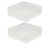 ERINGOGO 2pcs Cryogenic Tube Box with Compartments Leakproof Microtube Storage Holder for Tubes for Lab Sample Organization and Transport