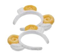 ERINGOGO 2pcs Cute Sheep Horn Hairband Lightweight Cartoon Headband for Party Cosplay Holiday DIY Hair Decor Accessories for Women