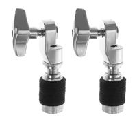 ERINGOGO 2pcs Cymbal Clips for Jazz Drum Metal Secure Clutch Drum Stand Hardware Accessories Practical Hi-hat Clutch Secure Locking Mechanism