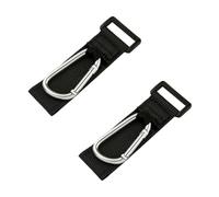 ERINGOGO 2pcs D Shaped Stroller Hanger Hooks Secure Carabiner Clips for Shopping Bags Pram Accessories Motorbike Bicycle Handles Increase Storage Space for Parents