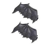 ERINGOGO 2pcs Devil Wings Hair Clips Black Bat Wings Halloween Party Decor Hair Accessories for Cosplay