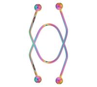 ERINGOGO 2pcs Dimple Former Stainless Steel Facial Dimples Maker Classic Design Sleek Stylish Appearance Easy to Use Enhance Facial Aesthetics for Men and Women Face Beauty Device