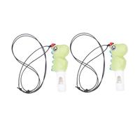 ERINGOGO 2Pcs Dinosaur Whistle Ceramic Educational Pendants for Cartoon Design Lightweight Portable for Kindergarten Nursery Fun Musical Development