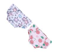 ERINGOGO 2Pcs Doll Underwear Style Doll Cloth Diapers for Pretend Play for Imaginative Role Playing Games for Birthday and Holidays