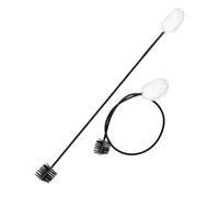 ERINGOGO 2pcs Double-headed Saxophone Cleaning Brush Flexible Neck Design for Thorough Instrument Care Efficient Piccolo Sax Maintenance Tool