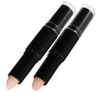 ERINGOGO 2pcs Dual Ended Contour Stick for Women Highlighter and Concealer Combination Easy to Apply Face Sculpting Makeup Travel Friendly Slimming V Shaped Contouring