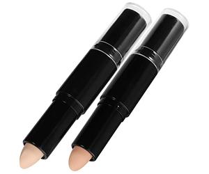 ERINGOGO 2pcs Dual Ended Contour Stick for Women Highlighter and Concealer Combination Easy to Apply Face Sculpting Makeup Travel Friendly Slimming V Shaped Contouring