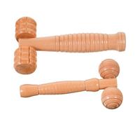 ERINGOGO 2pcs Ergonomic Wooden Massage Roller Handheld Manual Acupressure Tool for Back Neck Face Foot Portable Natural Wood Massager for Travel and Muscle Relief