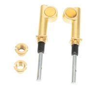 ERINGOGO 2pcs Erhu Fine Tuner Pegs Copper Mechanical Shaft, Musical Instrument Replacement Parts for Chinese Violin, Professional Erhu Tuning Peg Accessories