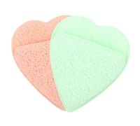 ERINGOGO 2Pcs Exfoliating Face Scrubber Gloves for Gentle Deep Cleansing and Makeup Removal Soft Facial Sponges for Skin Purifying Reusable Cleansing Cloths with Cute Color Design for Daily
