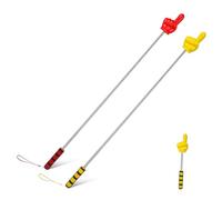 ERINGOGO 2pcs Extendable Finger Pointer Stick for Classroom Teachers Telescopic Teaching Sticks with Soft Grip Handles for Whiteboard Presentations and Audience Engagement