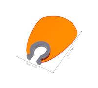 ERINGOGO 2pcs Fan Shaped Nail Light Shields UV Blocking Covers for Nail Lamps Eye Protection Lightweight Plastic for Gel Curing Salon and Home Use