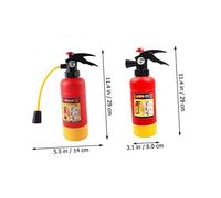 ERINGOGO 2Pcs Fire Extinguisher Water for Outdoor Summer Beach Play Plastic Pull Type Squirter with Dirt Filter Safe Interactive Prank for Boys