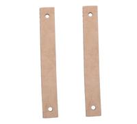 ERINGOGO 2Pcs Fitness Bike Brake Pads Cowhide Material Thickened Brake Blocks for Exercise Bikes Easy Install Noise Reducing Rim Protection for Indoor Cycling and Gym Training